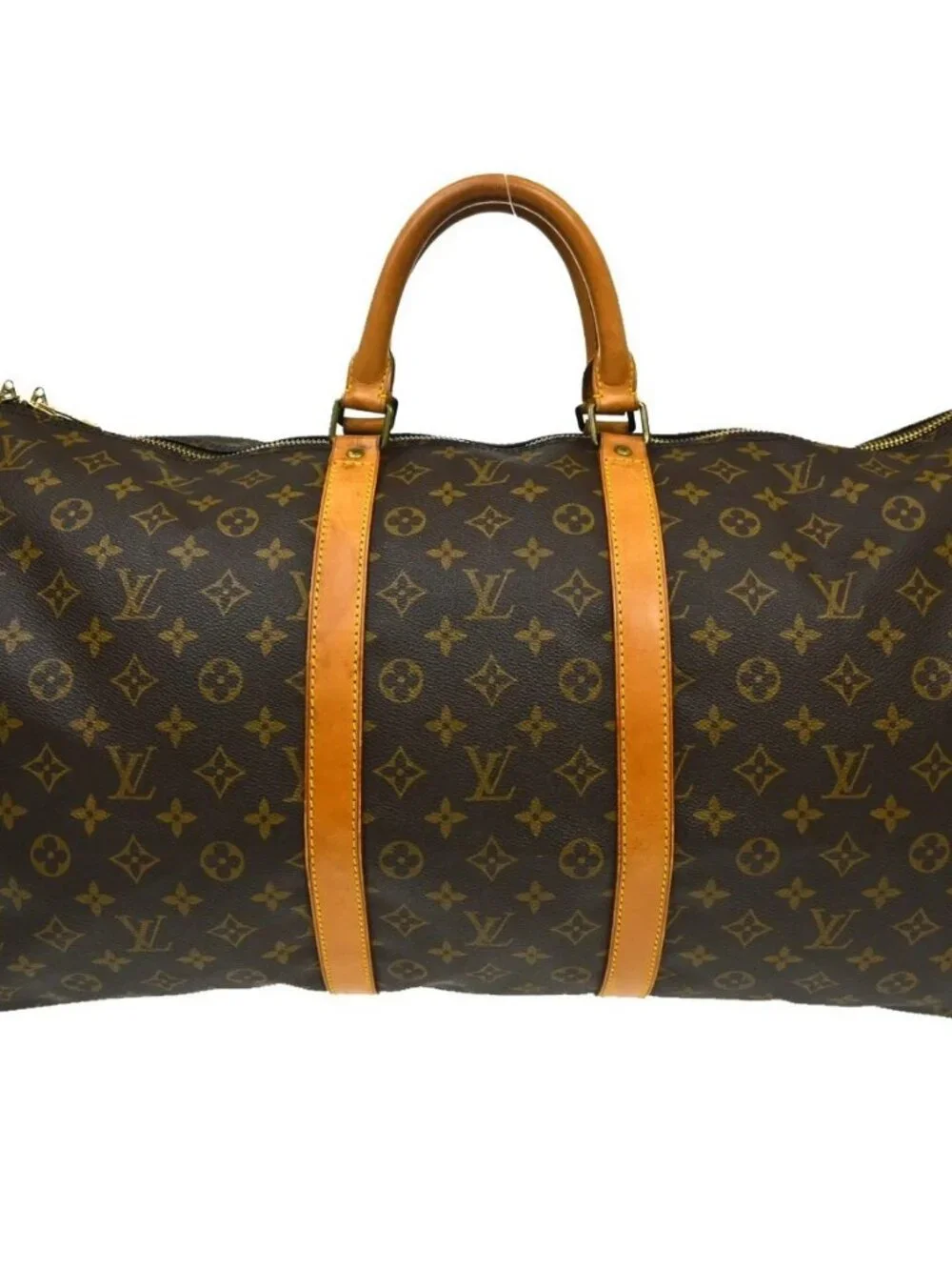 Best05 LOUIS VUITTON KEEPALL 55 TRAVEL HANDBAG MONOGRAM